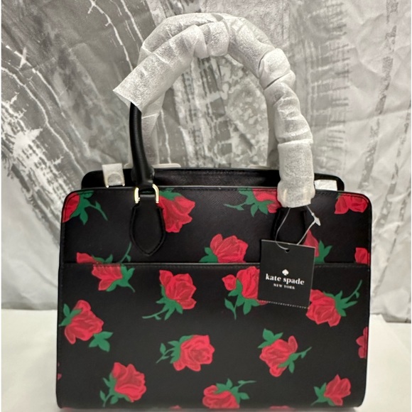 NWT Kate Spade Madison Rose Satchel Bag - Picture 7 of 7